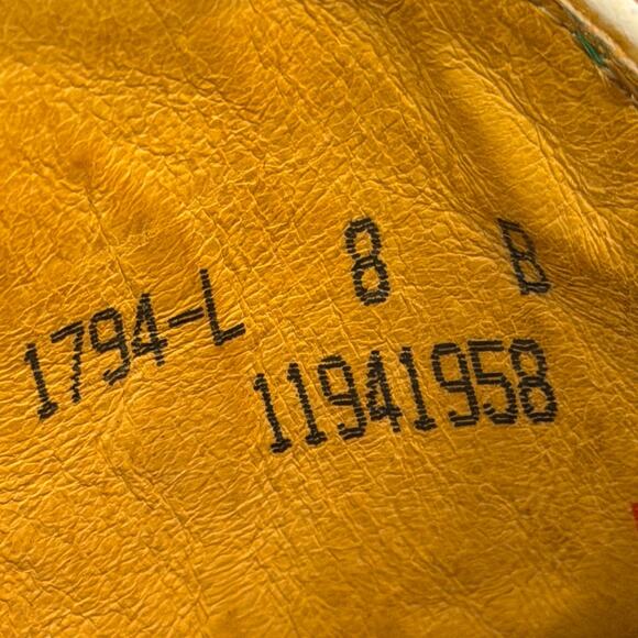 Tony Lama Men’s 8B Green Brown TL3031 Leather Western Cowboy Boots Handmade - Picture 3 of 11